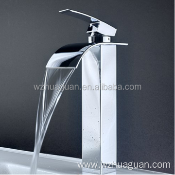 Wholesale Urban Single Handle Waterfall Wash Basin Faucet